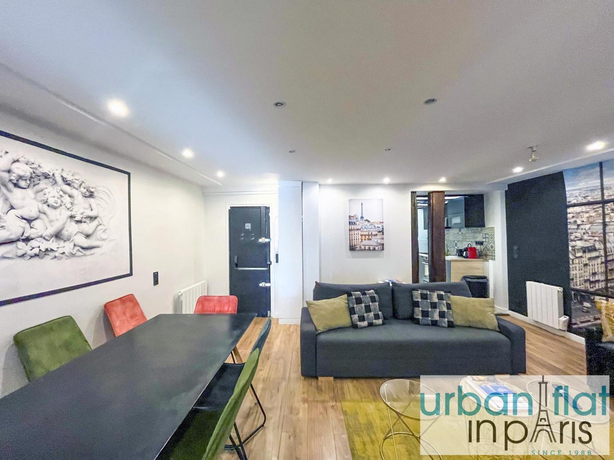 Urban Flat 120 - Charming 3 Bedroom Flat In Le Marais Appartement Parijs